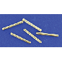 Gold Plate Straight Tubes 1/2 inch