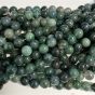 Green Moss Agate Beads