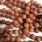 Brown-Goldstone Beads