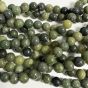 Green Nephrite Jade B+ Grade Beads
