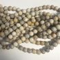PETOSKEY JASPER ROUND BEADS