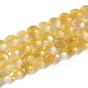 Natural Citrine Faceted 6mm Coins