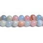 6mm Morganite Round Beads 16"