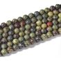 8mm Dragon Blood Jasper Round Beads