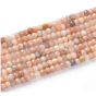 Sunstone Faceted Rondelle 4x6mm 15-16"