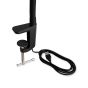 UberLight Flex Black - Adjustable LED Task Light with Clamp Base