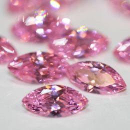 PINK MARQUISE Cubic Zirconia