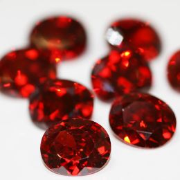 RED OVAL Cubic Zirconia