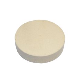 Solid Felt Wheel Buff 4" Dia. and 1/2" thickness
