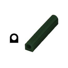 Ferris Wax, File-A-Wax Ring Tube, Flat Side With Hole, Green