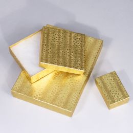Gold Gift Box with Cotton