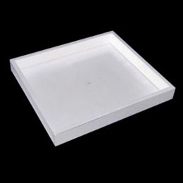 Plastic Half-Tray White