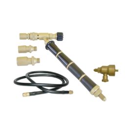 Torch with 3 tips, hose and regulator