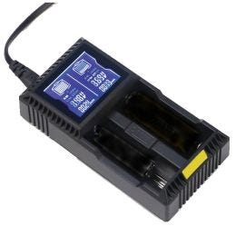 2 Slot Battery Charger - Read out
