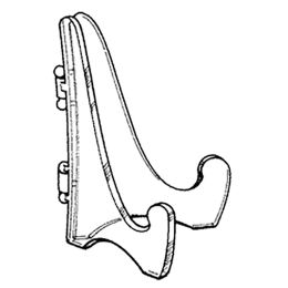 Hinged Mini Easel - 2-1/8"x 1-5/8"