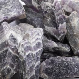 Banded Amethyst Tumbling Rough - Large
