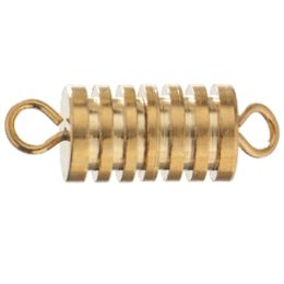 Screw Clasps - Large Ribbed