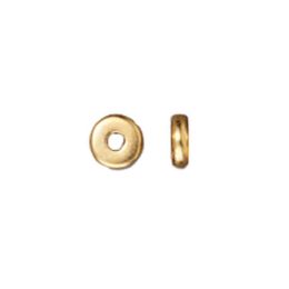 5mm Disk Spacers - Gold Plate