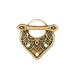 Temple Clasp - Antiqued Gold Plate