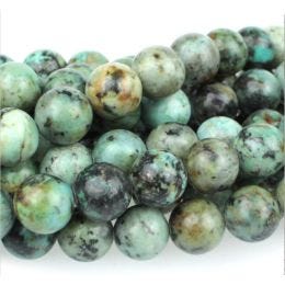 African Turquoise 10mm Round 8"