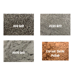 Abrasive Grit Kit with Cerium Oxide