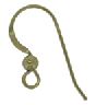 Fishhook Earwire w/Flat & Ball