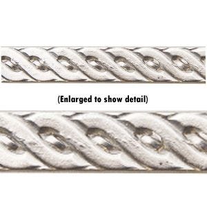 ROPE NICKEL SILVER PATTERN WIRE, 3FT