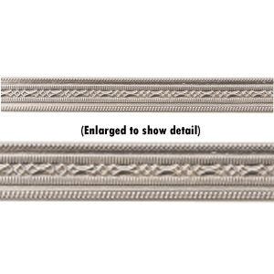 MINI BEADED NICKEL SILVER PATTERN WIRE, 3FT