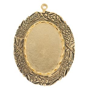 Antique Bezel Style Pendant