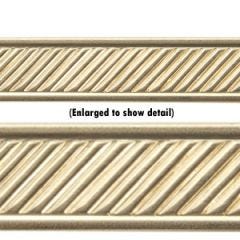 SLANT WITH BORDER RED BRASS PATTERN WIRE, 3FT
