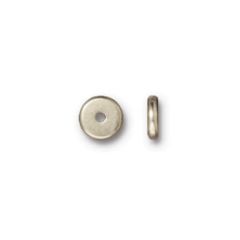 8mm Disk Spacers - Silver Plate