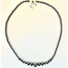 Bead Hematite Necklace