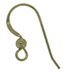 Fishhook Earwire w/Flat & Ball