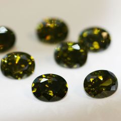 PERIDOT Oval Cubic Zirconia