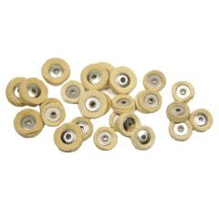 Dixcel Miniature Chamois Buff (16) 5/8" & (9) 3/4" Dia.