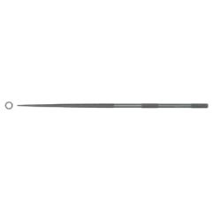 Grobet USA 10cm Round Needle File, Cut 4