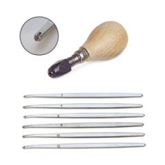 MILGRAIN TOOL SET (6 PC & HANDLE)