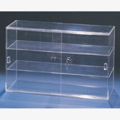 ACRYLIC SLIDING DOOR 2 Shelf CASE