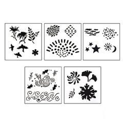 DESIGN STENCILS - Echoes ( 5 pc.)