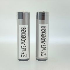 18650 Battery 3180mAh Button Top - Pair