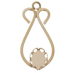 Bezel Cup Style Pendant