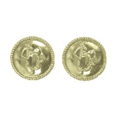 Post Earring - Saddle Style