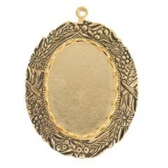 Antique Bezel Style Pendant