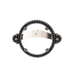 Bola Slide - 38mm Antique Silver with Prong