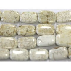 14x18mm Imitation WHITE TURQUOISE