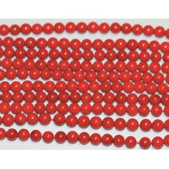 Red Coral 6mm (Dyed)