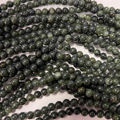 Canadian Green Jade 8mm Round