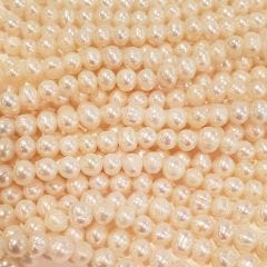 13" White Potato Pearls 8-9mm
