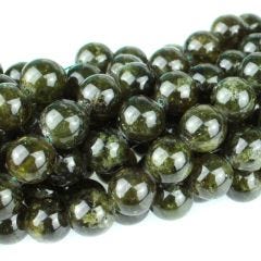 8" Green Garnet 10mm Round
