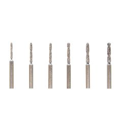Diamond Coated, 1 - 2.1mm  3/32" Drills (6 Pc)